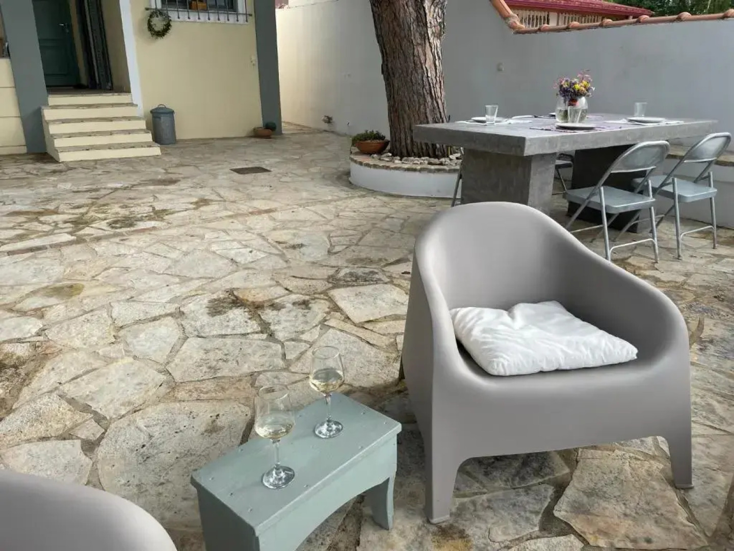 Sea front house on the beach, Peloponnese