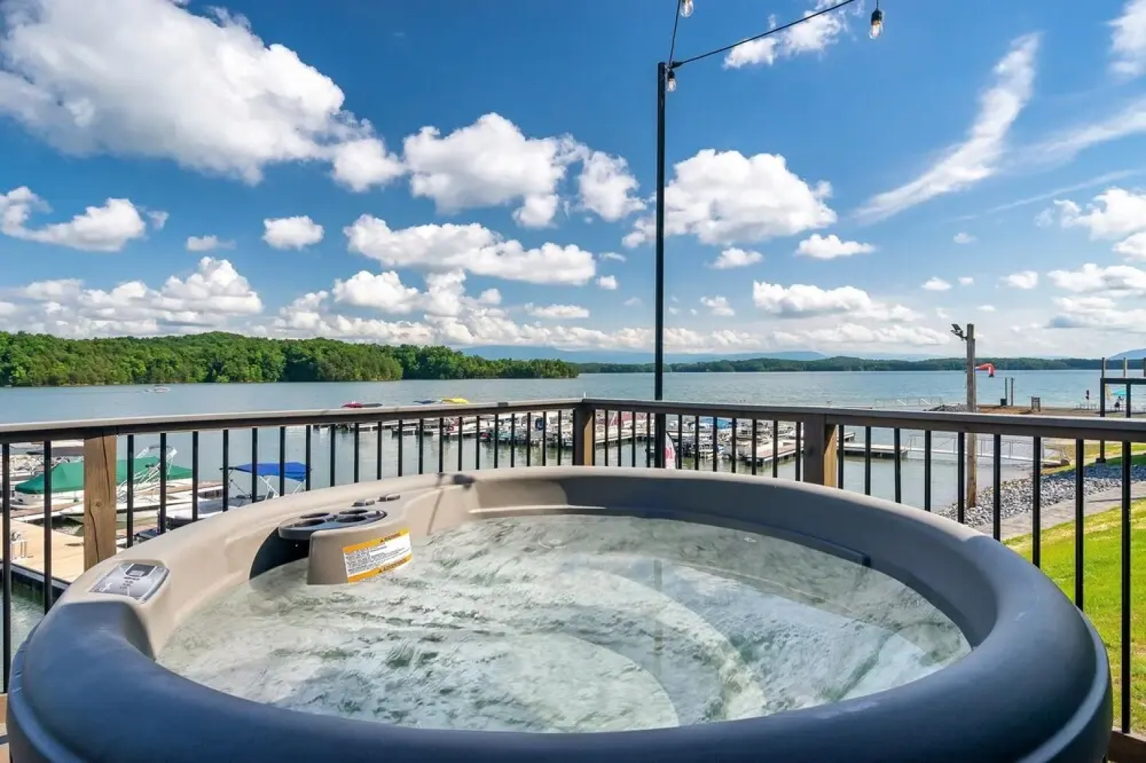 Lake it Up Mountain and Lake View Villa Features Hot Tub, Fire Pit and Corn Hole by Redawning