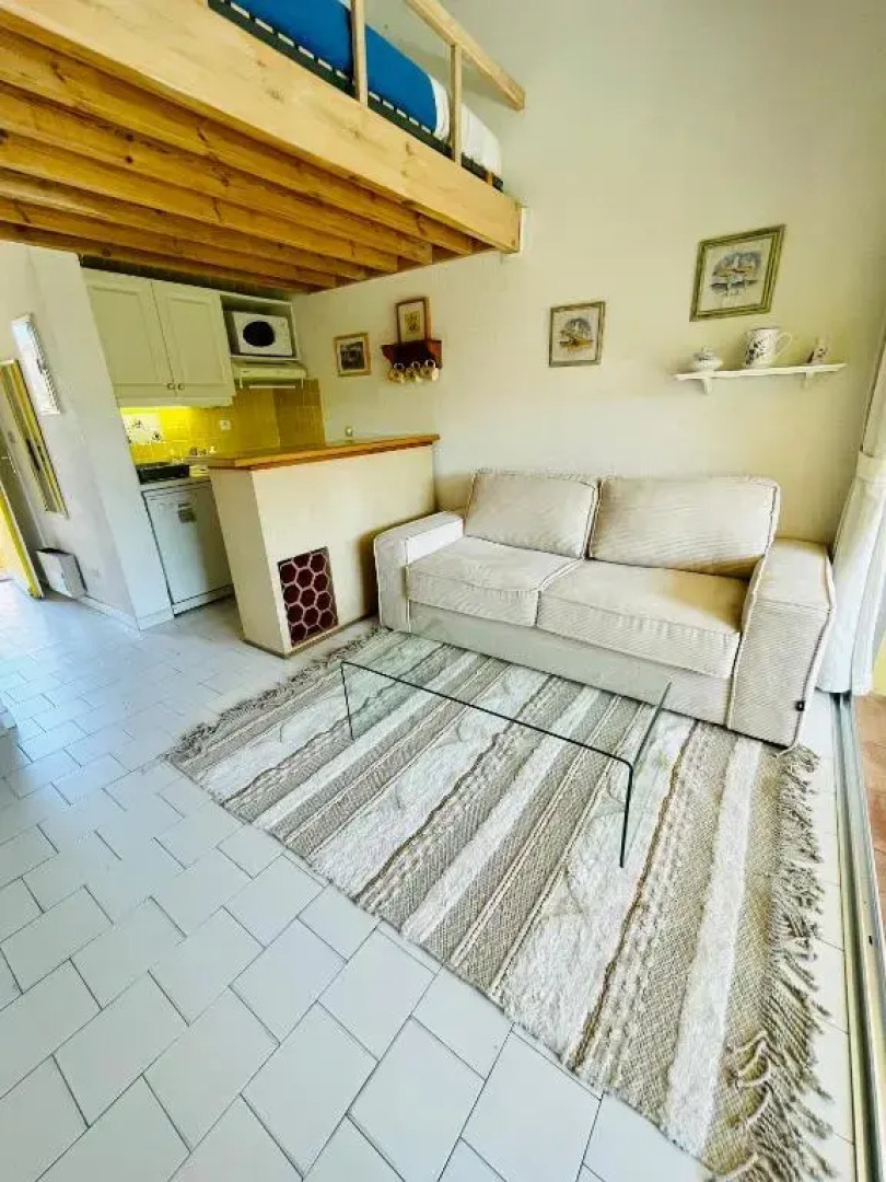 Bel appartement avec mezzanine, vue mer et piscine
