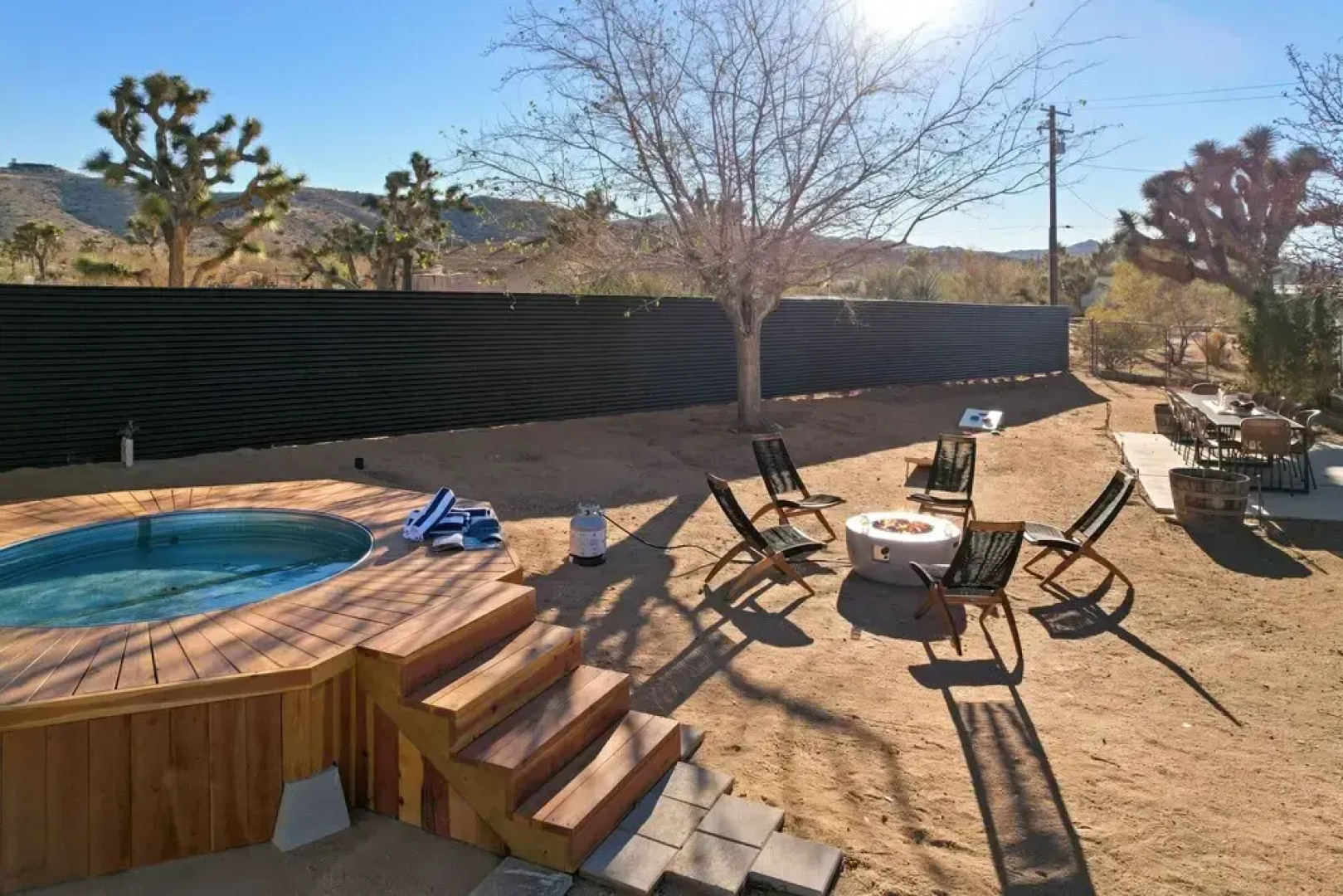 Acacia By Avantstay - Modern J Tree Escape w Cowboy Pool, Fire Pit, Ping Pong & Pool Table