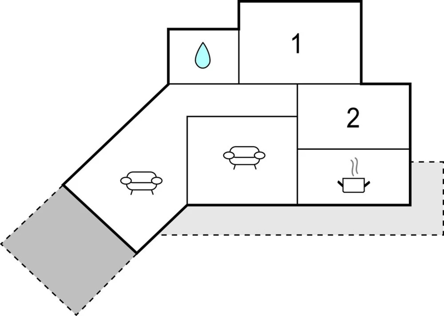 Nice Apartment in Borgo a Mozzano With Wifi and 2 Bedrooms