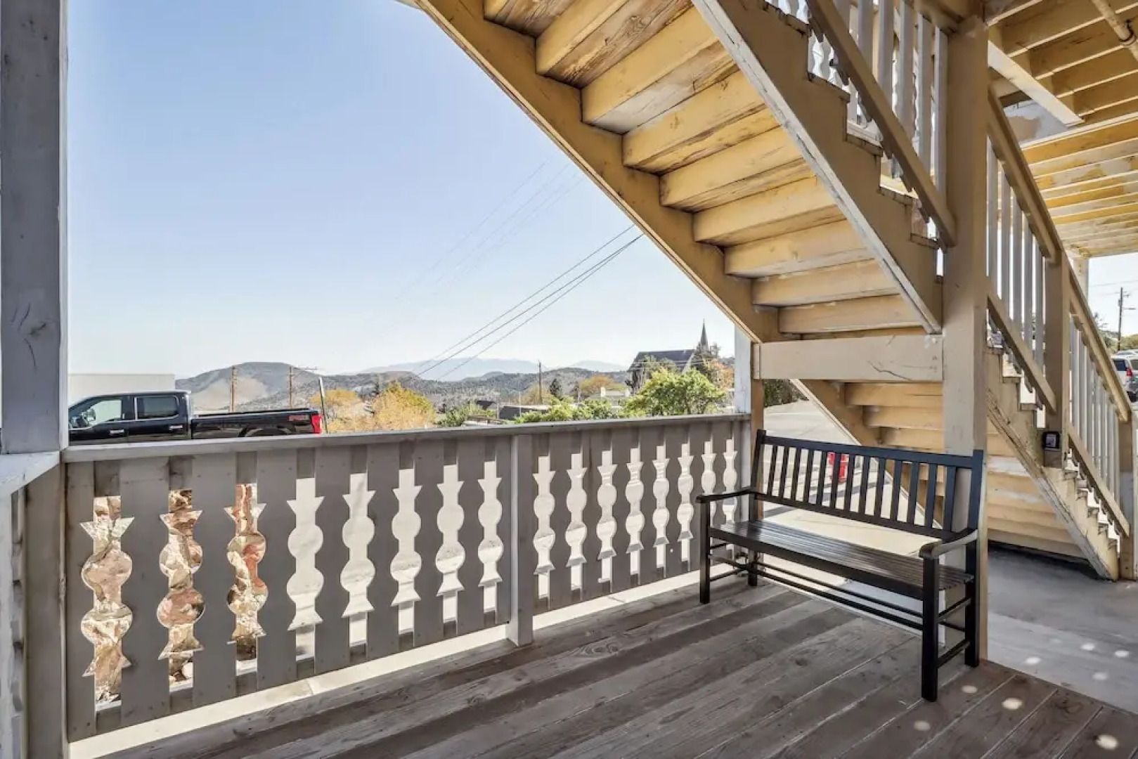 Mountain-view Deck: Stylish Virginia City Apt!