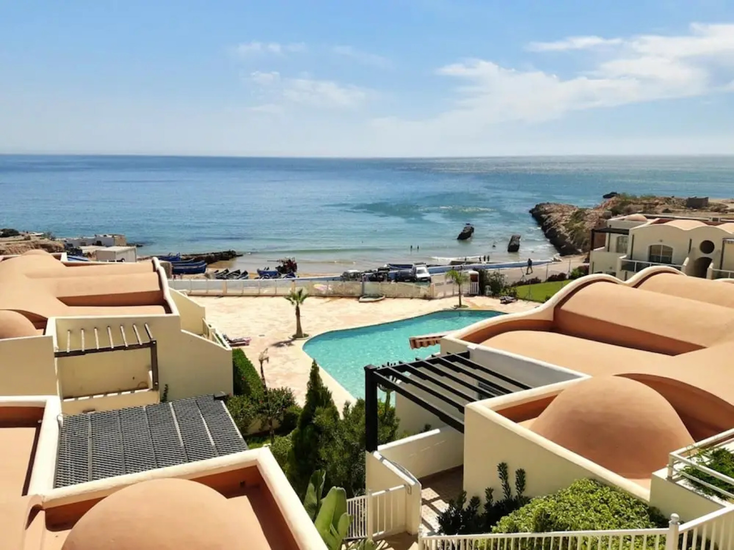 Apartment With 2 Bedrooms in Tiguert, With Wonderful sea View, Private