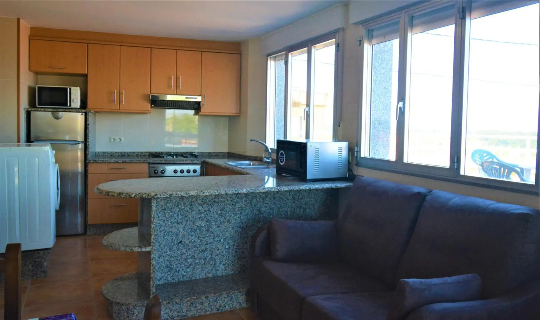 Apartamentos de playa en un entorno rural