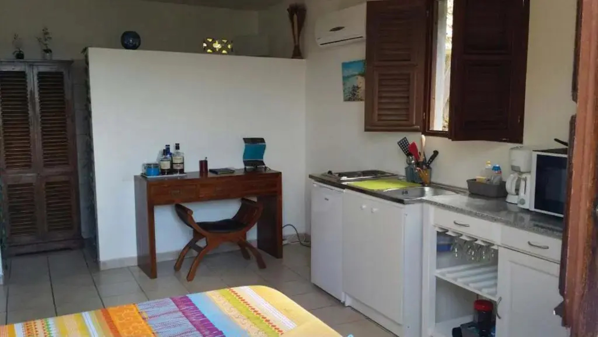 Studio BELO HORIZONTE, Grande terrasse avec vue sur les Pitons