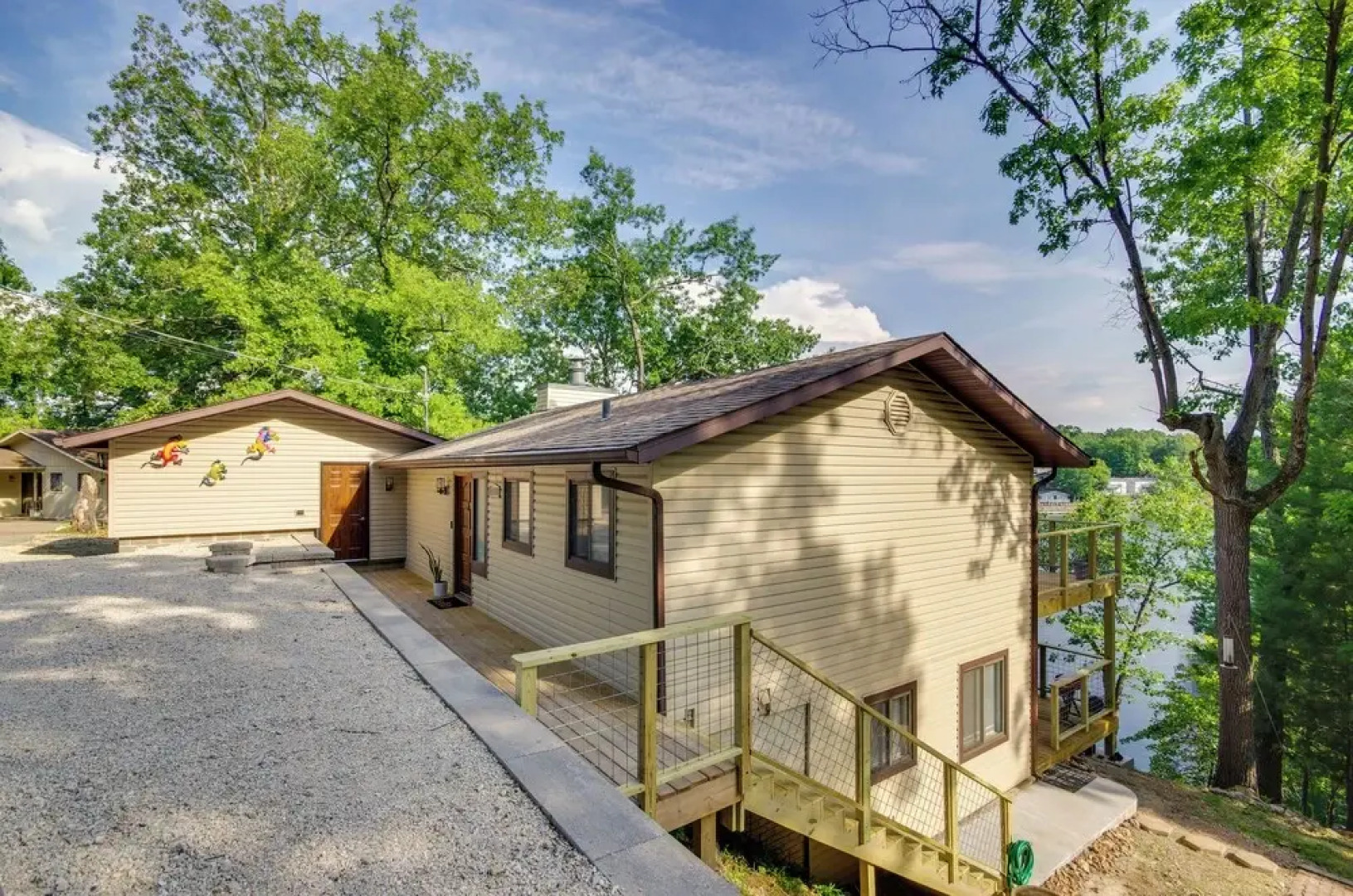 Waterfront Home w/ Views & Dock in Sunrise Beach!