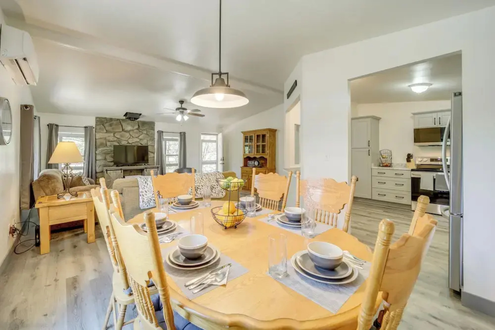 Snowy Peak Views & Cozy Game Nights: Pine Home