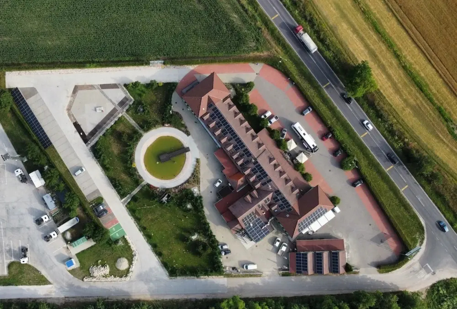 Land Plan Hotel And Restaurant