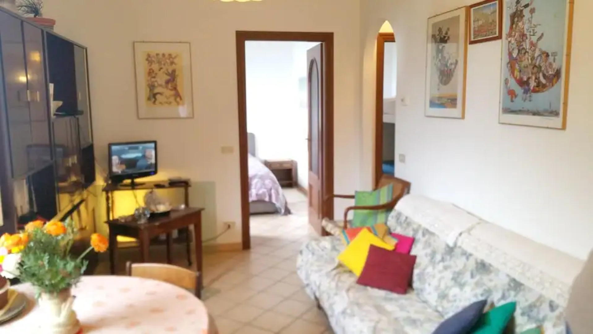 Apartment With 2 Bedrooms in Ospedaletti, With Wonderful sea View and Enclosed Garden Near the Beach