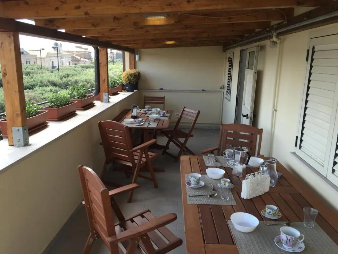 La terrazza sul borgo