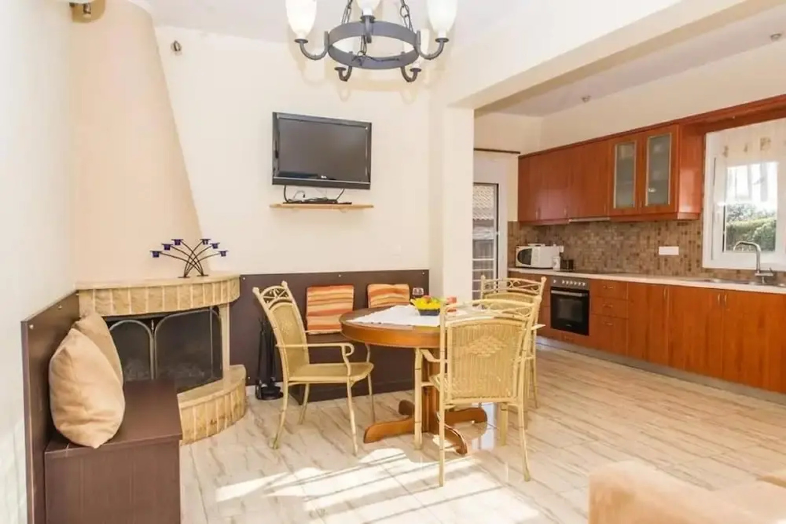 Amazing Sunset in a Garden