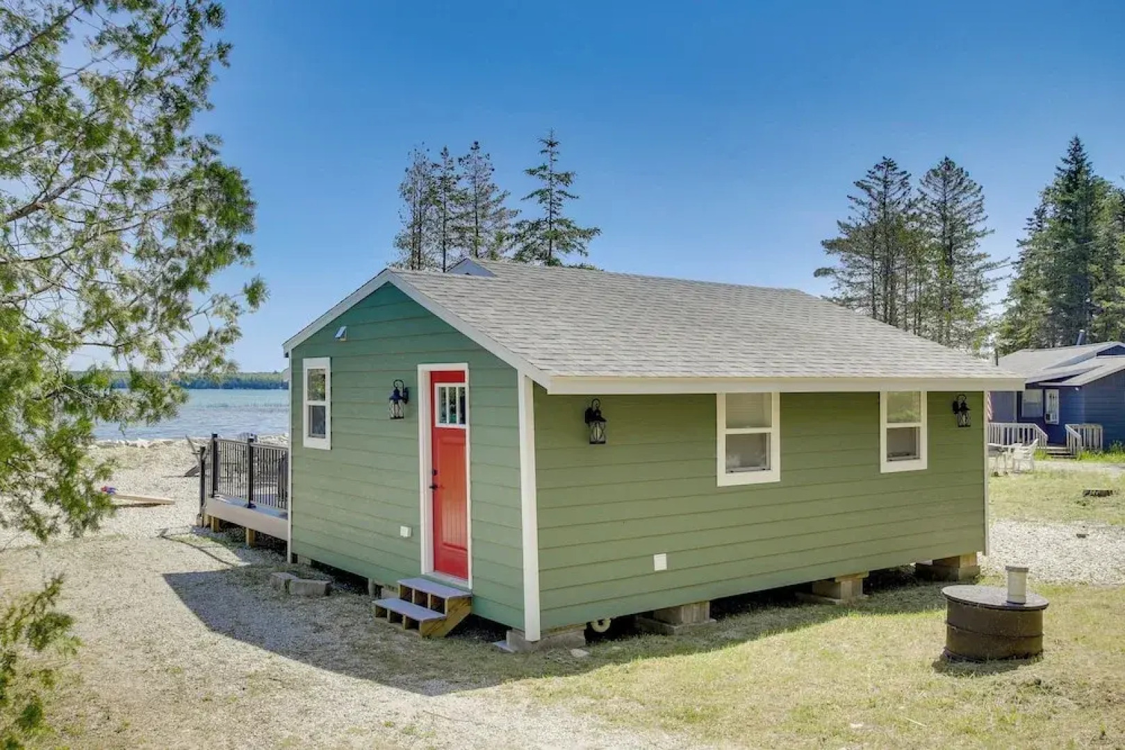 Baileys Harbor Waterfront Vacation Rental w/ Grill