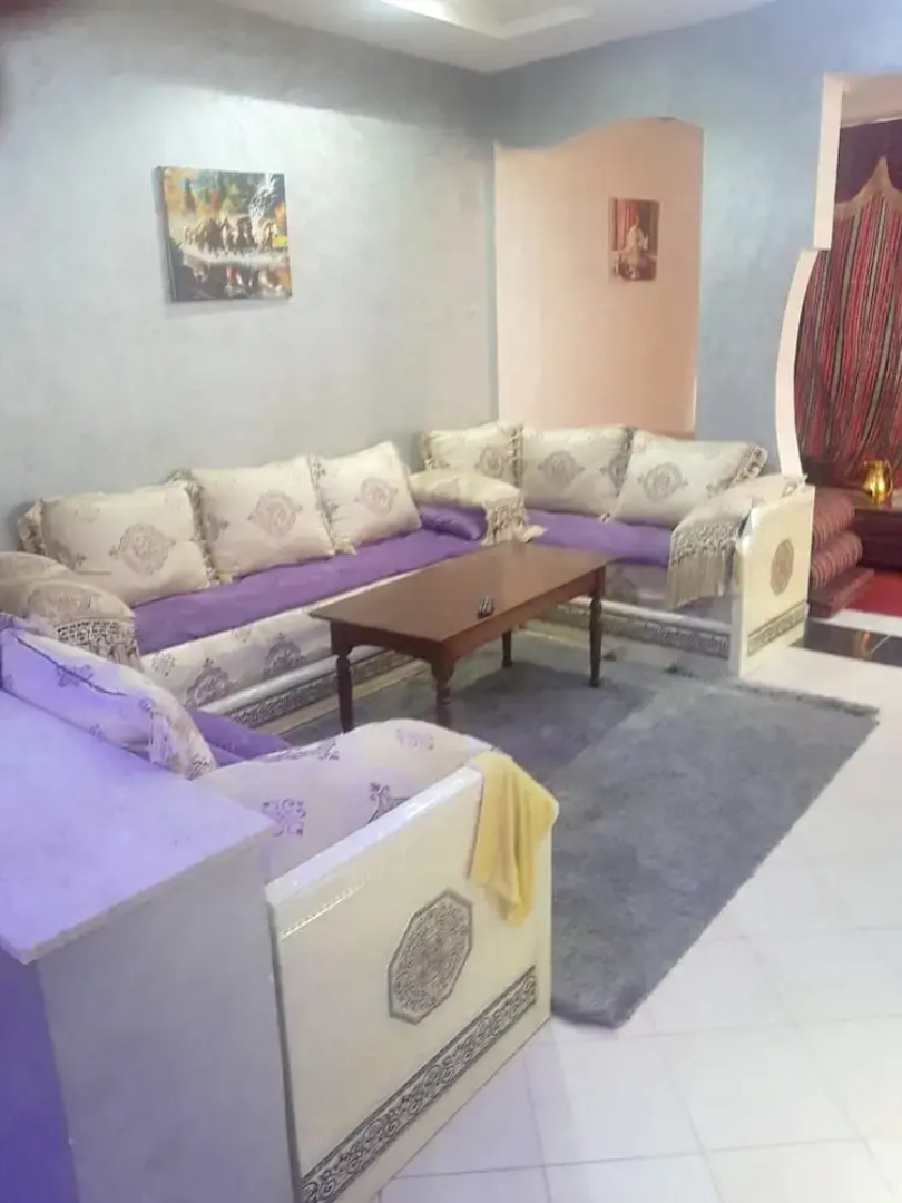 Apartment with 2 Bedrooms in Mohammédia, with Wonderful Sea View, Pool Access, Furnished Garden - 200 M From the Beach