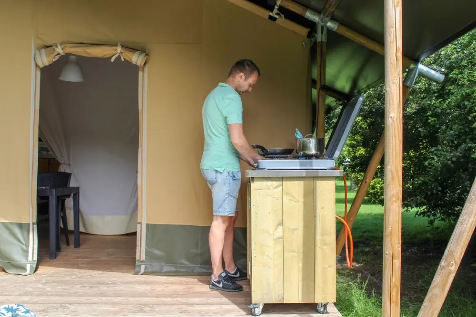 Safaritent at Camping Spineuse