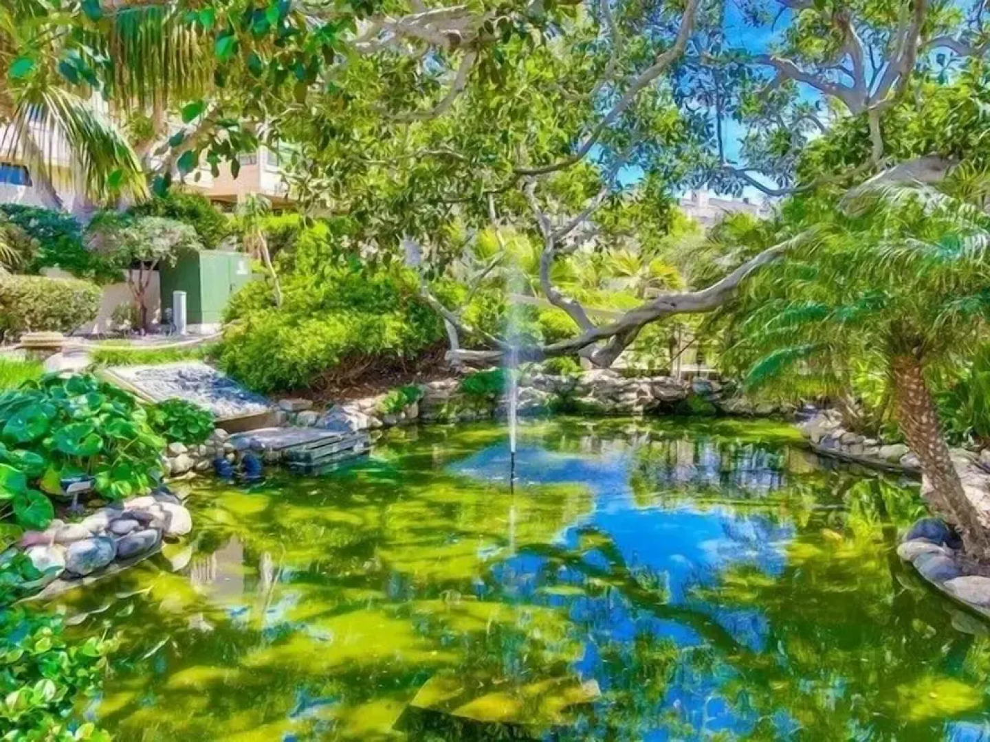 Beachfront Townhome in Solana Beach features Private Den SS166 by RedAwning