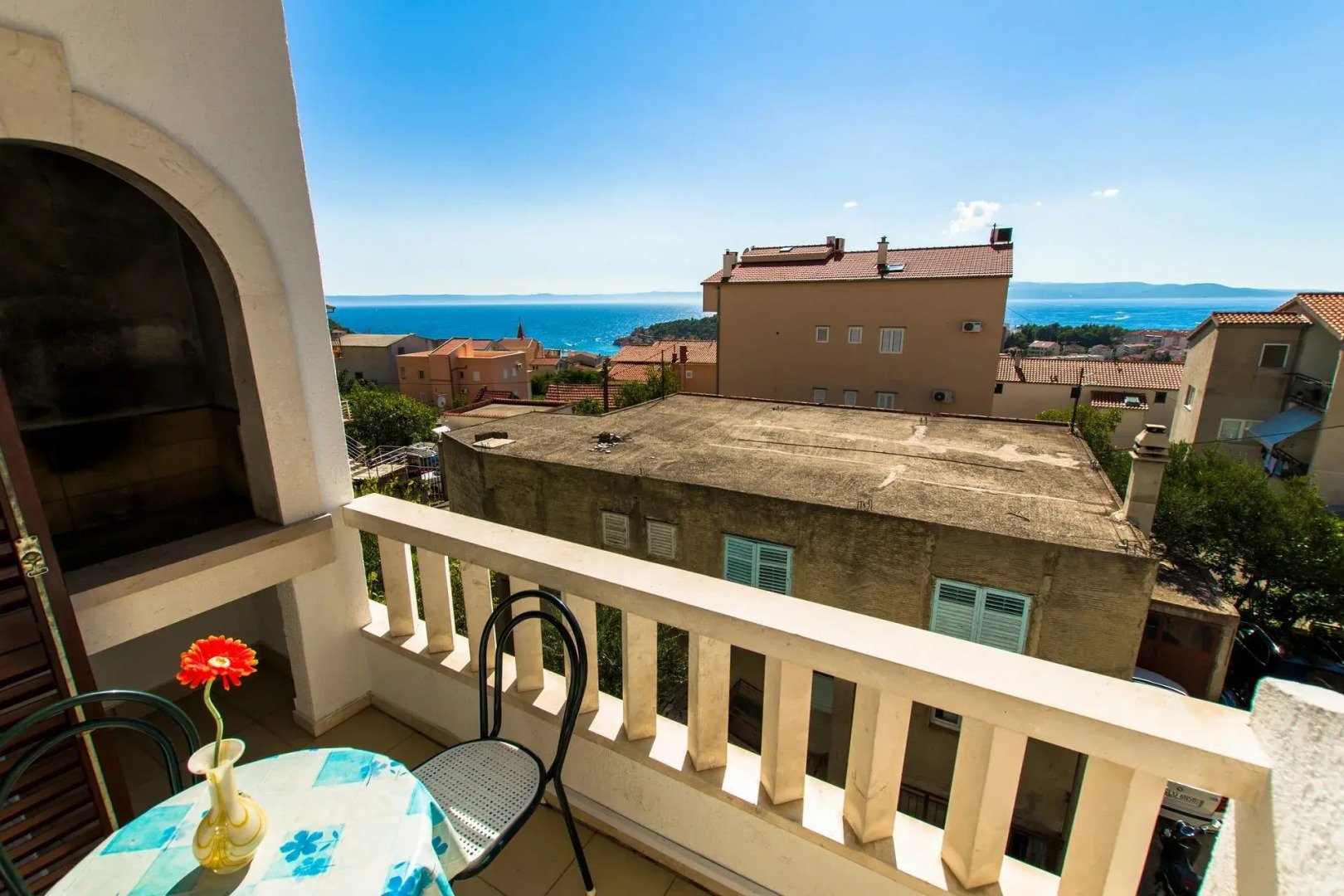 Apartment Prgo - spacious with view & parking: A1  2.kat Makarska, Riviera Makarska