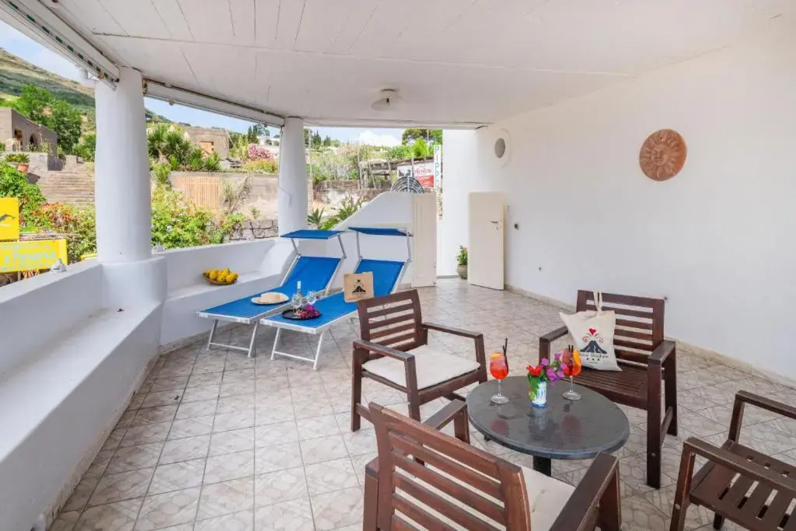 Stromboli Suite Apartment with Terrace Volcano & Sea view