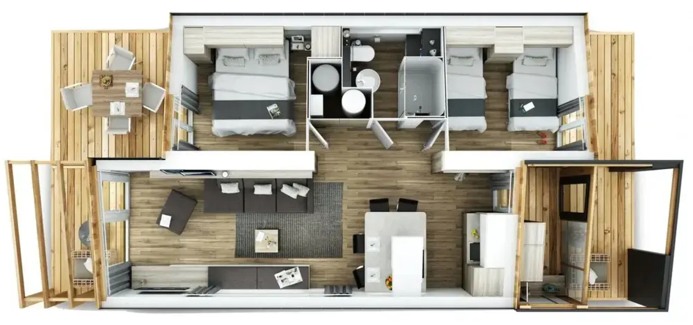 Ferienhaus Premium mit 2 Schlafzimmer K Tschach-mauthen