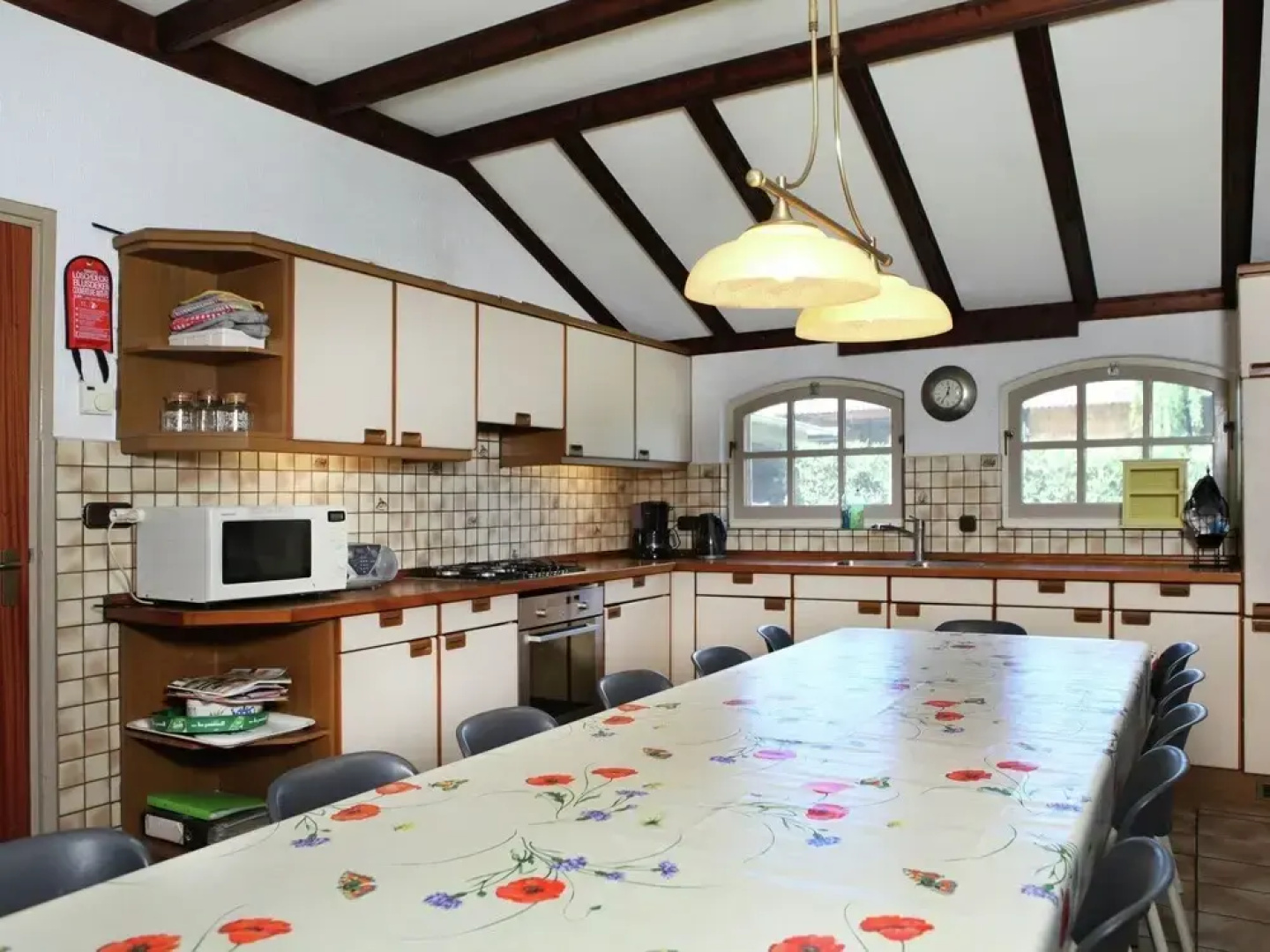 completely renovated back part of a farm
