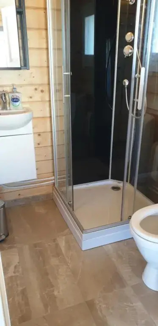 Hvammur 4 with private hot tub (Fagurgali)