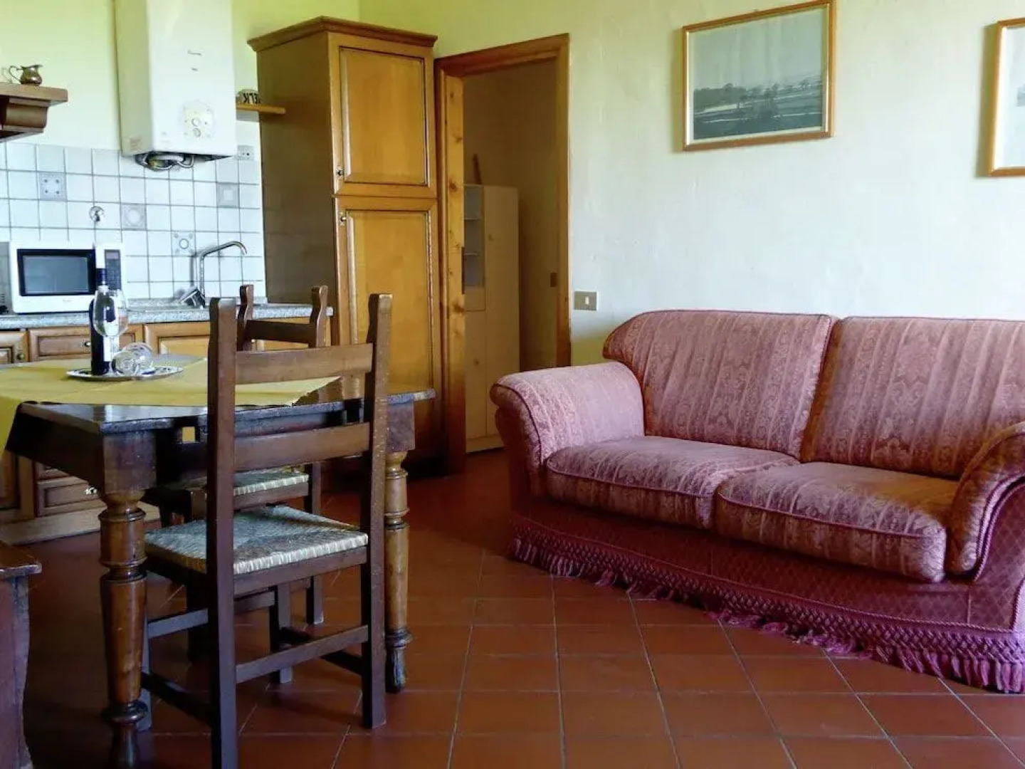 Vintage Castle in Monteriggioni Tuscany near Forest