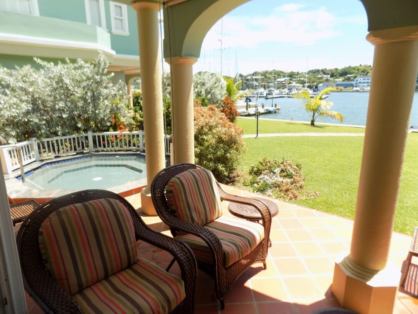 The Pelican #3 - Spacious 2 bedroom 2.5 bath waterfront townhome in the heart of Rodney Bay. 2 Townhouse by RedAwning