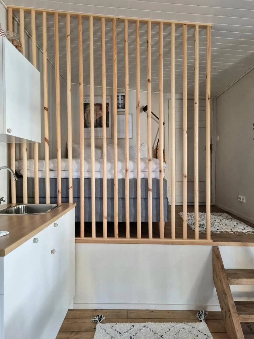 Hurmaava ullakkoasunto Vanhan Rauman laidalla