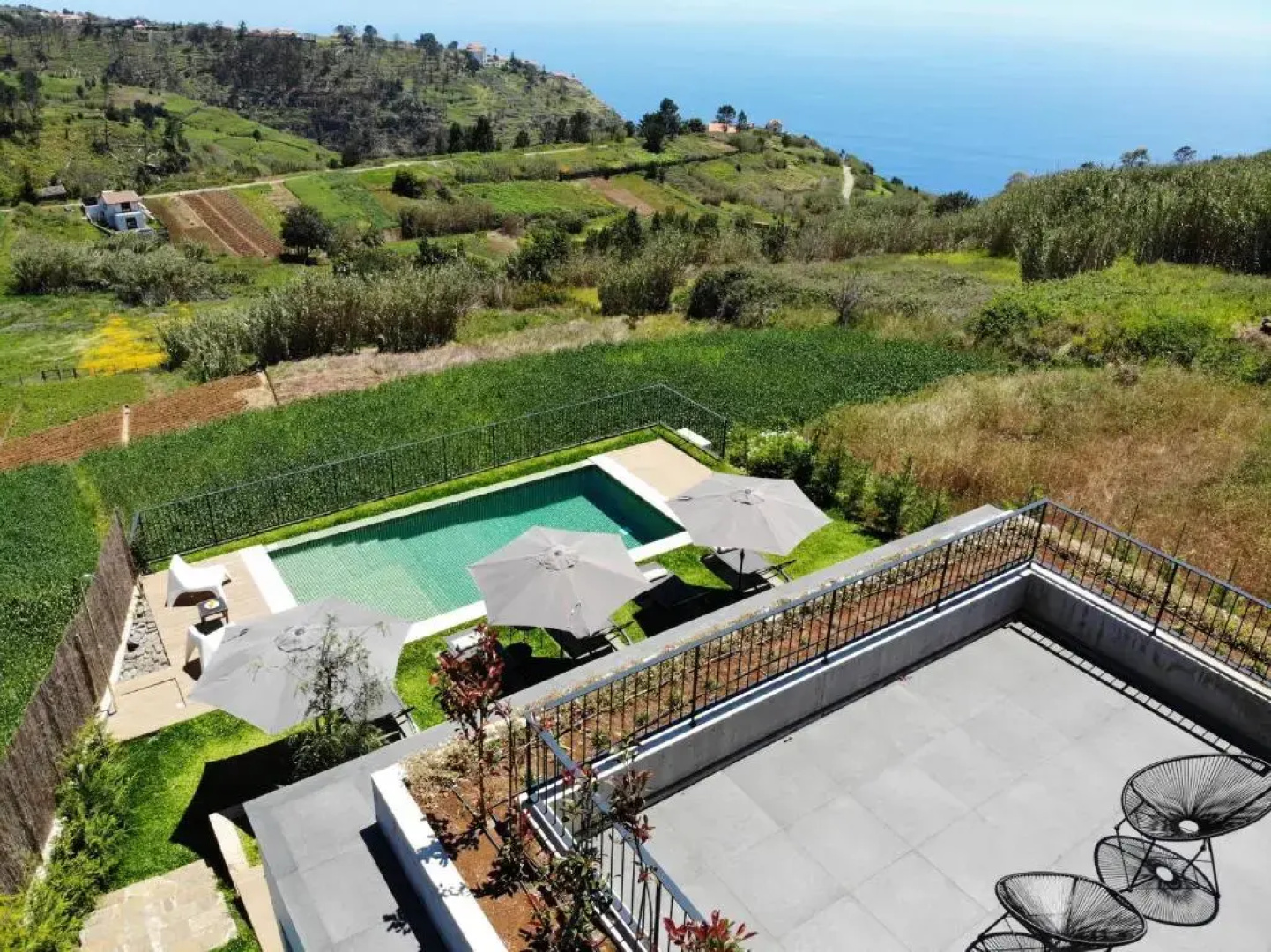 Beautiful Calheta Villa Villa Bella Vita 3 Bedrooms Stunning Sea Views Rural Setting