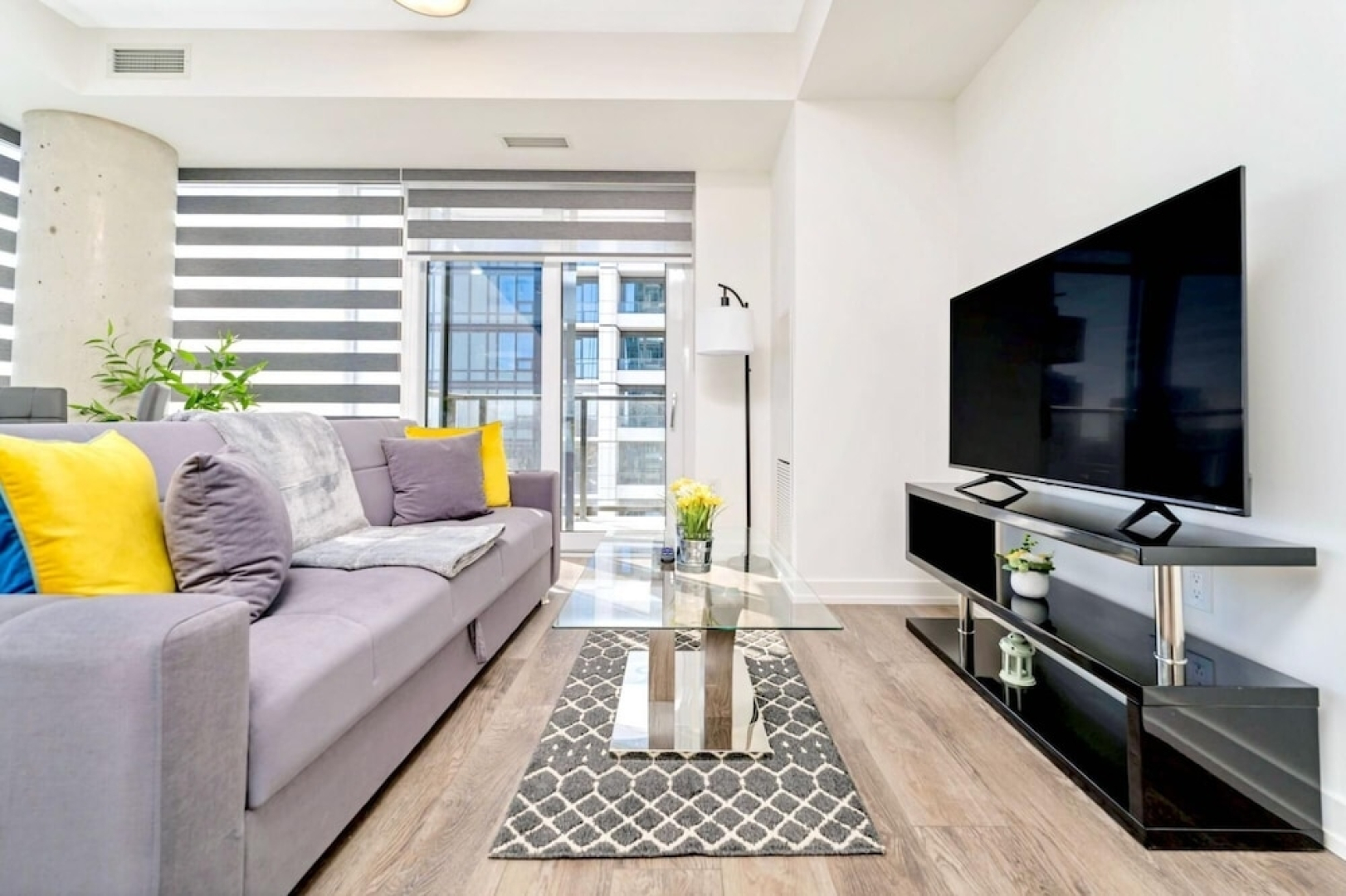 Deluxe 1BR Condo - City Views From Your Balcony