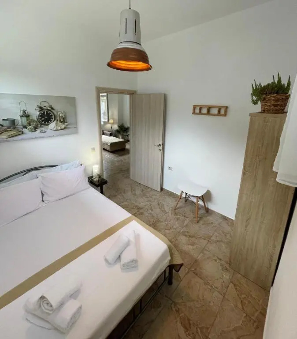 Eden apartment Paliouri with private backyard garden