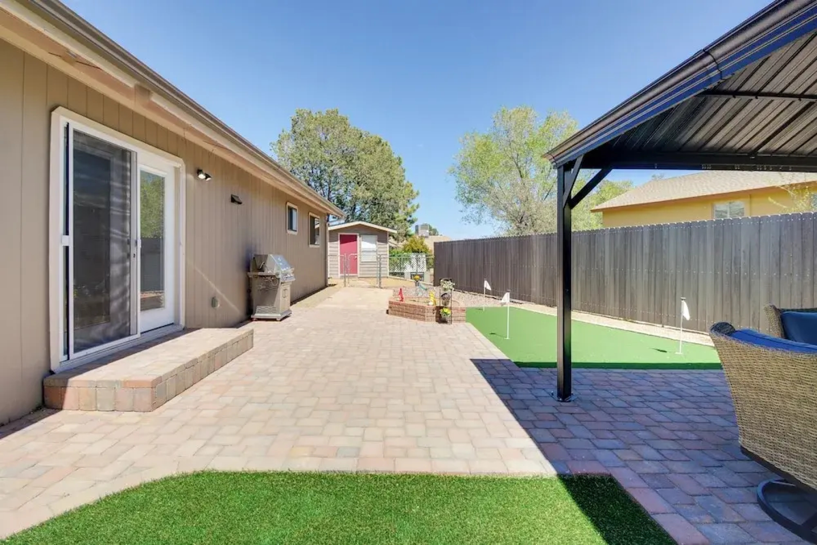 Putting Green & Patio: Central Prescott Home