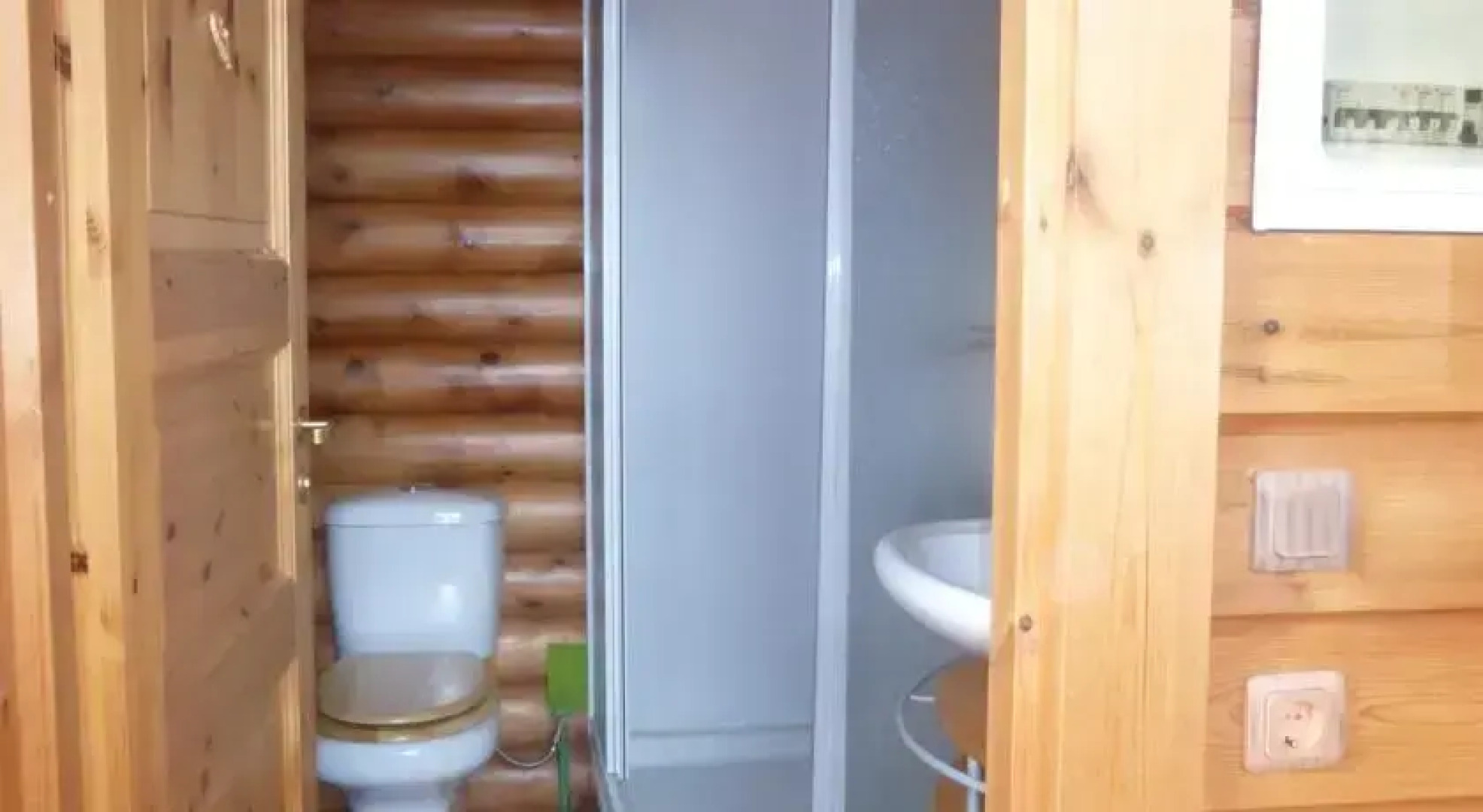 Wooden Challet Winter And Summer