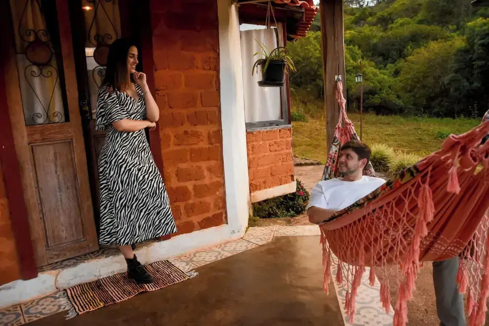 Serra a vista chalés