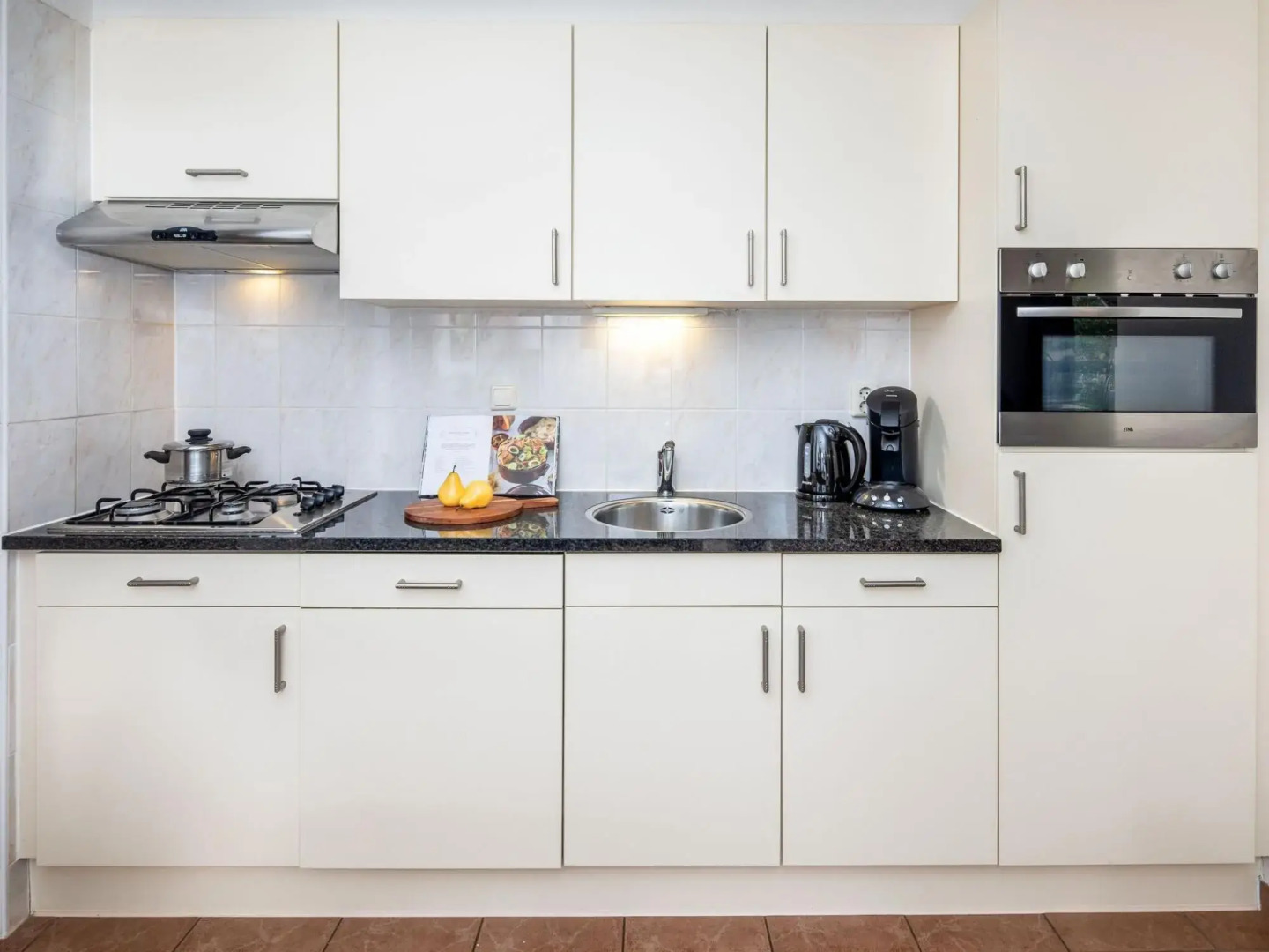 Restyled House With Fireplace, Surrounded by Green