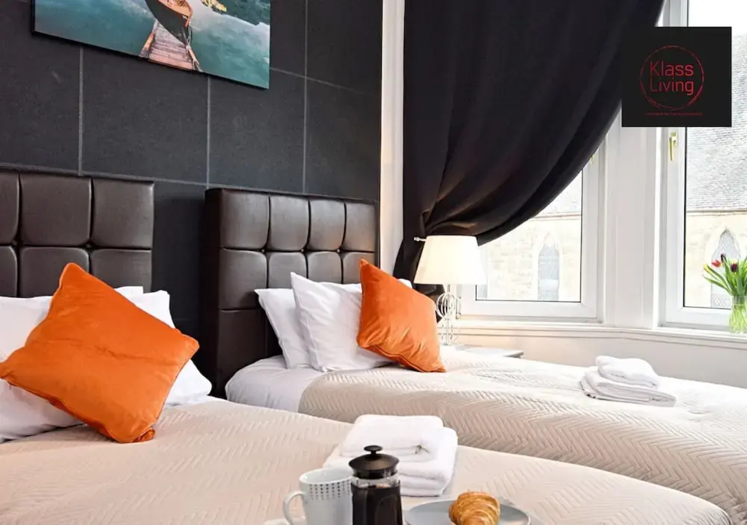 One Bedroom Apartment by Klass Living Serviced Accommodation Coatbridge - Whifflet Park Apartment With Wifi  and Parking