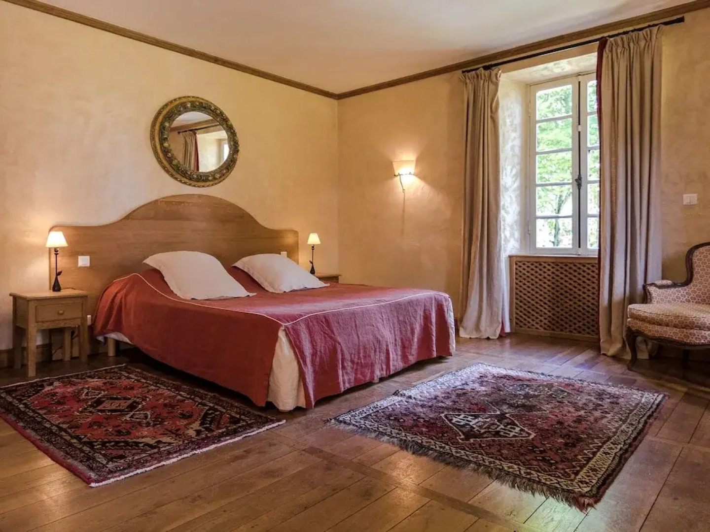 Ritzy Mansion in Sourzac With Tennis Court, Pool & Gym