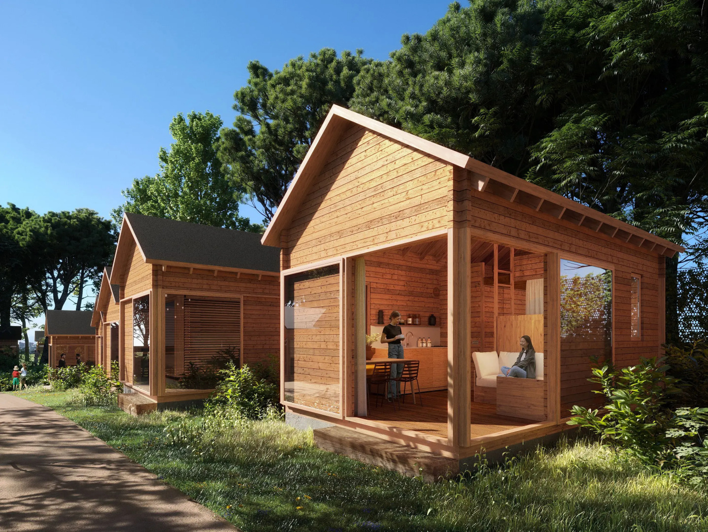 Ribes Apartamento con Jardín