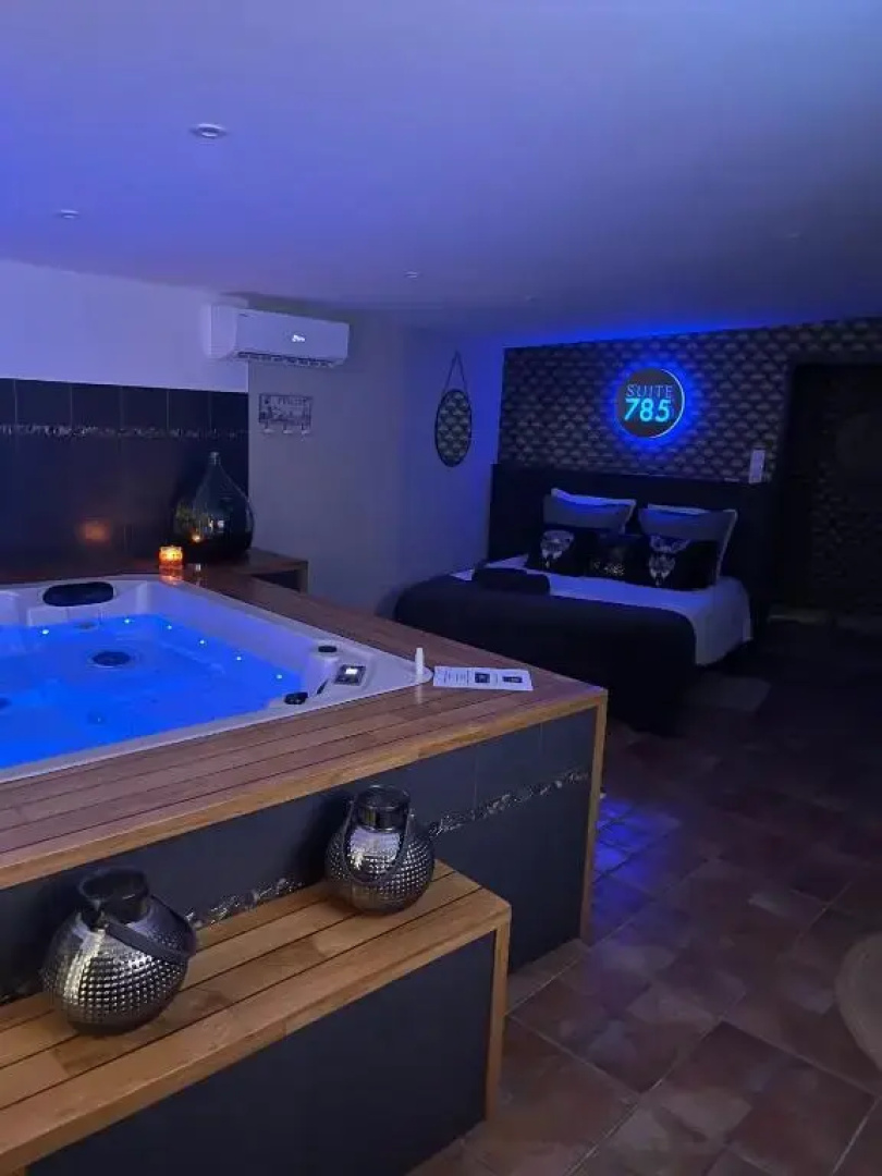 Chambre d h¿tes ind¿ndante Jacuzzi Cave Bar SUITE 785