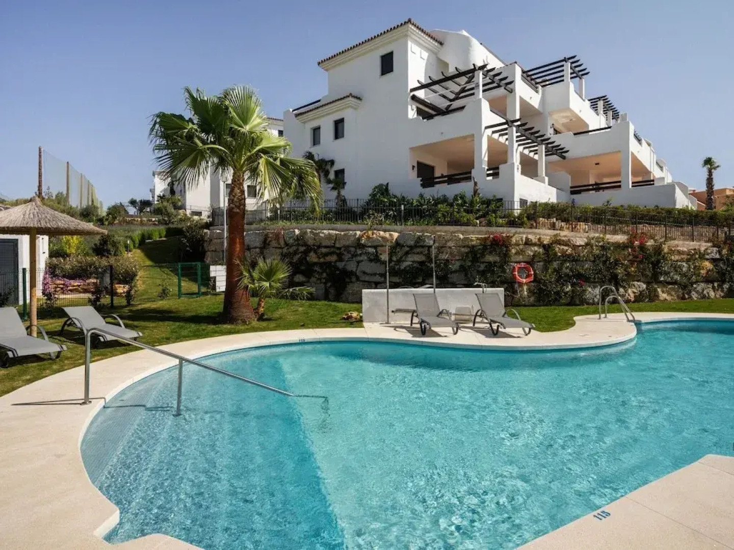 Suave Apartment in Casares Costa With Swimming Pool