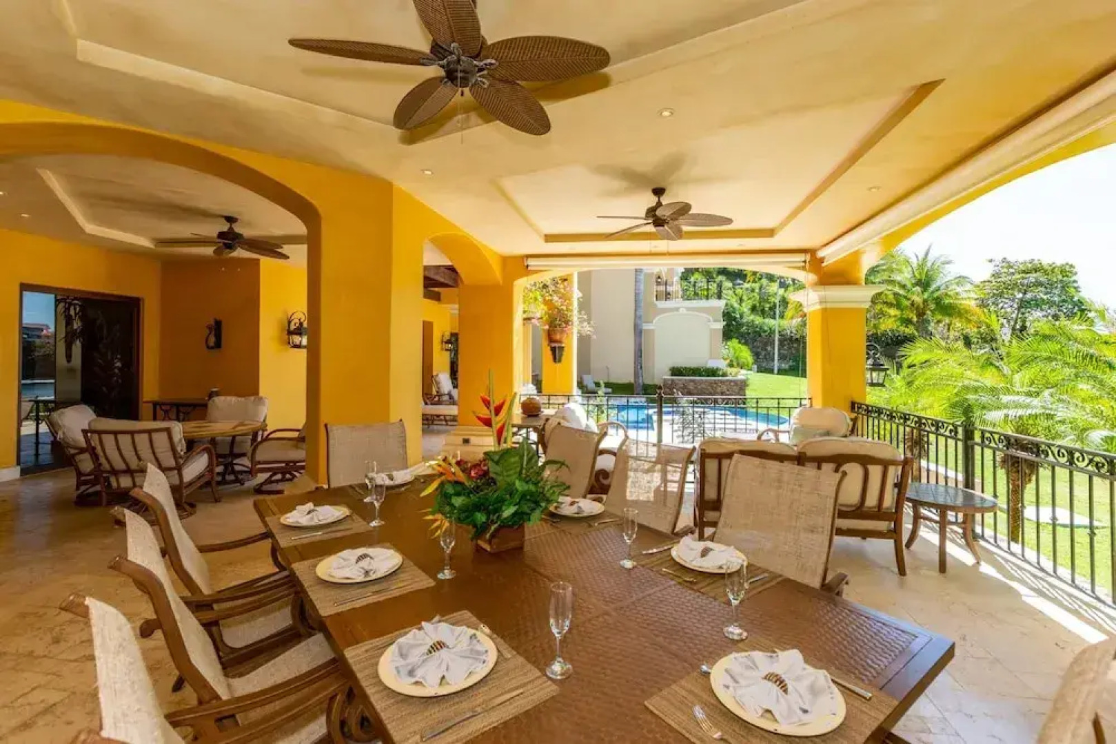 Spectacular Mediterranean-Style Mansion with Beachfront Views in Playa Flamingo