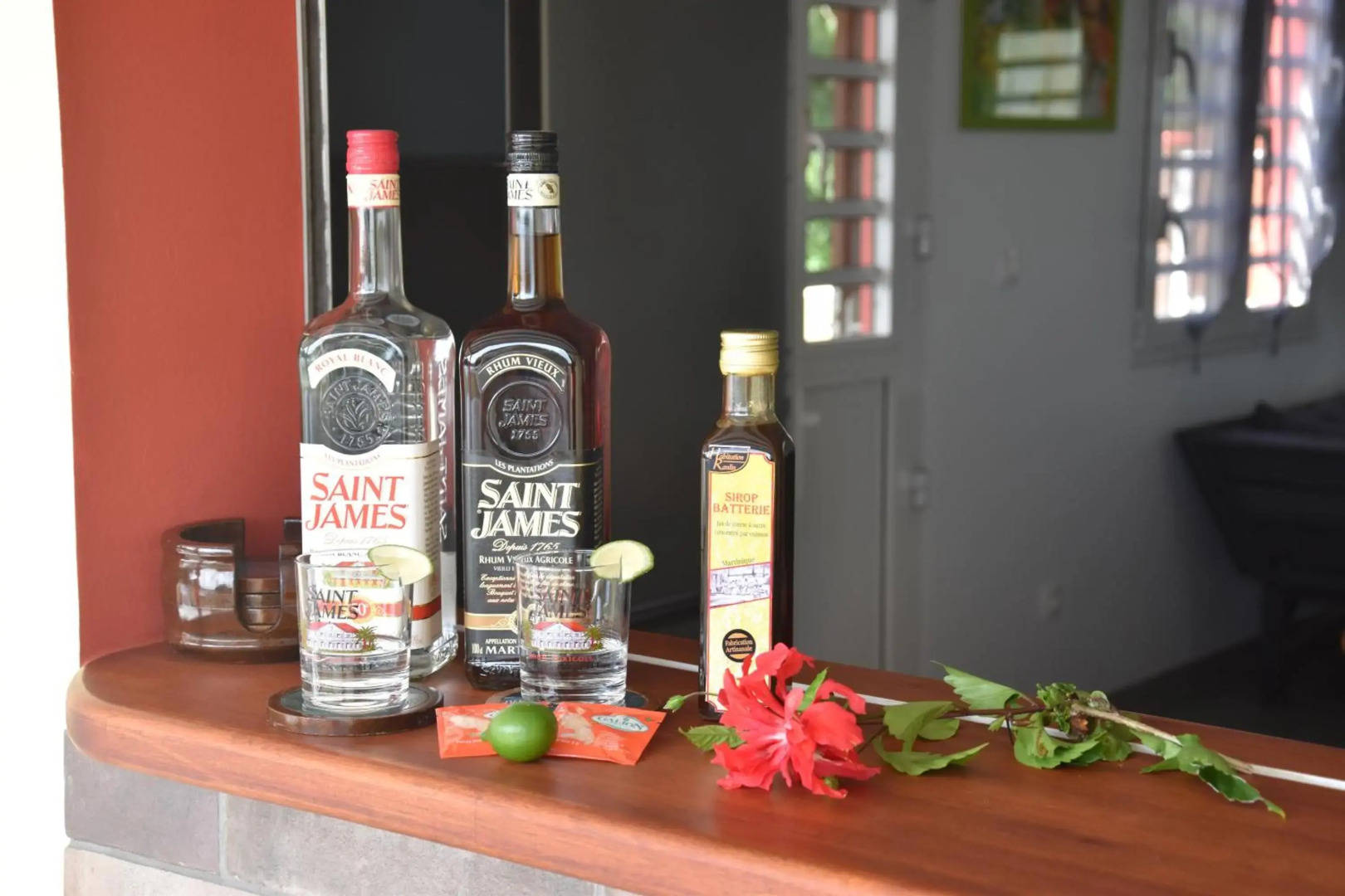 Haut de villa dans son écrin de verdure