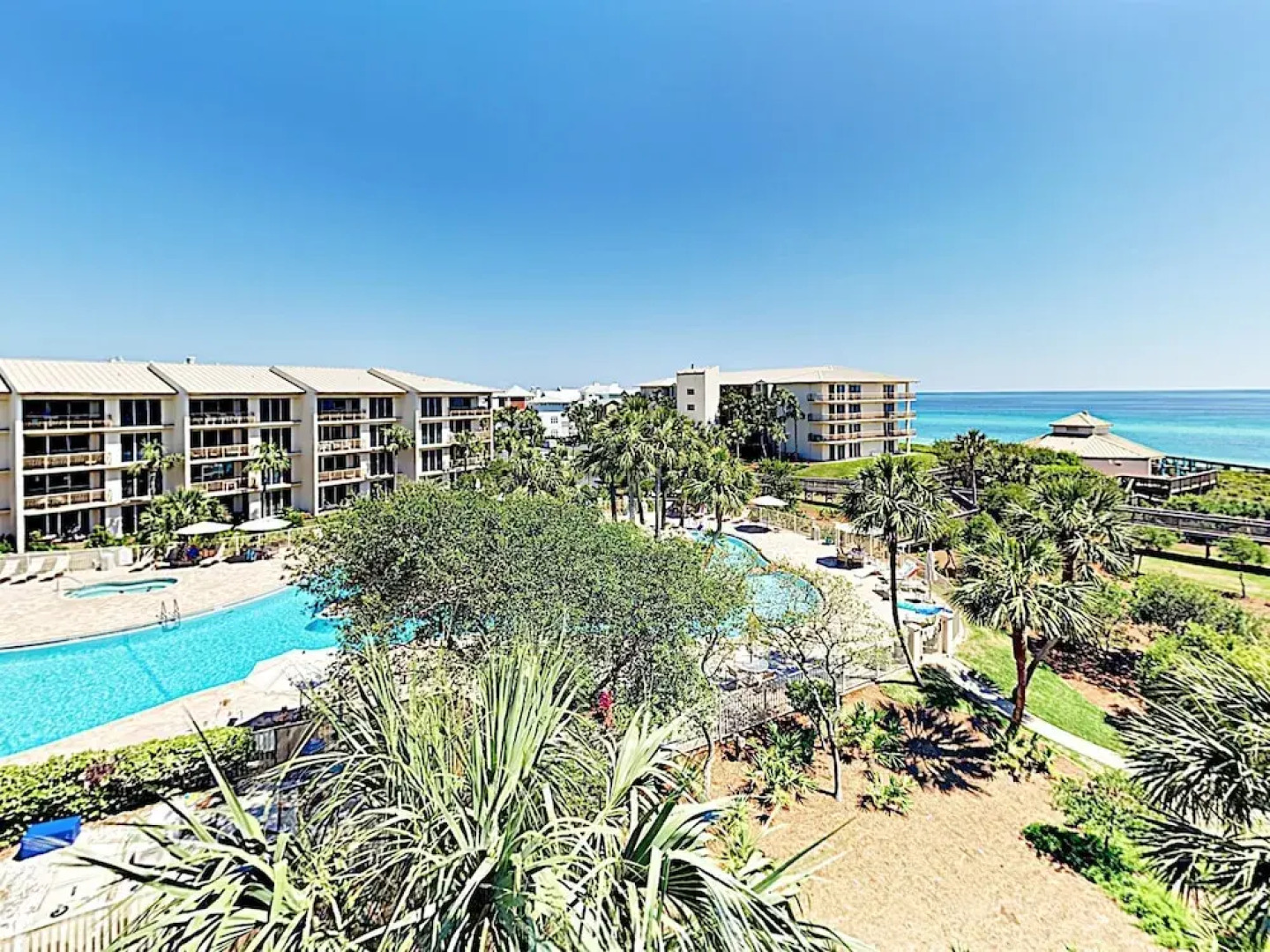 Poolside Rental with Beach Access by RedAwning