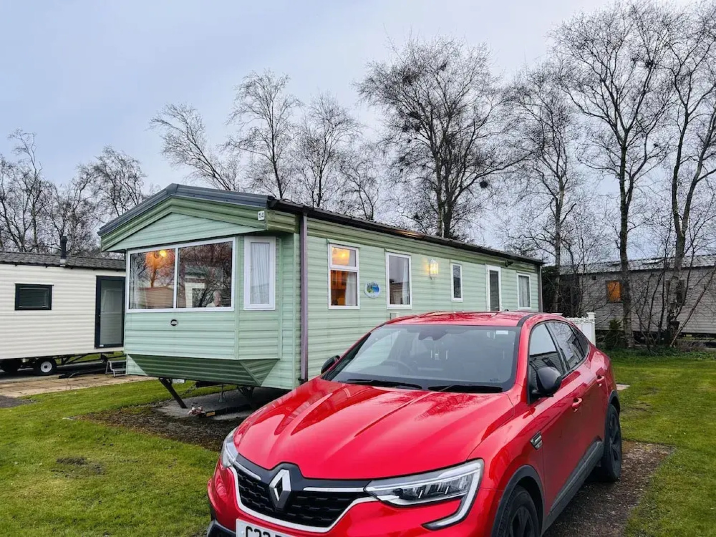 Charming Countryside Static Van With Entertainment