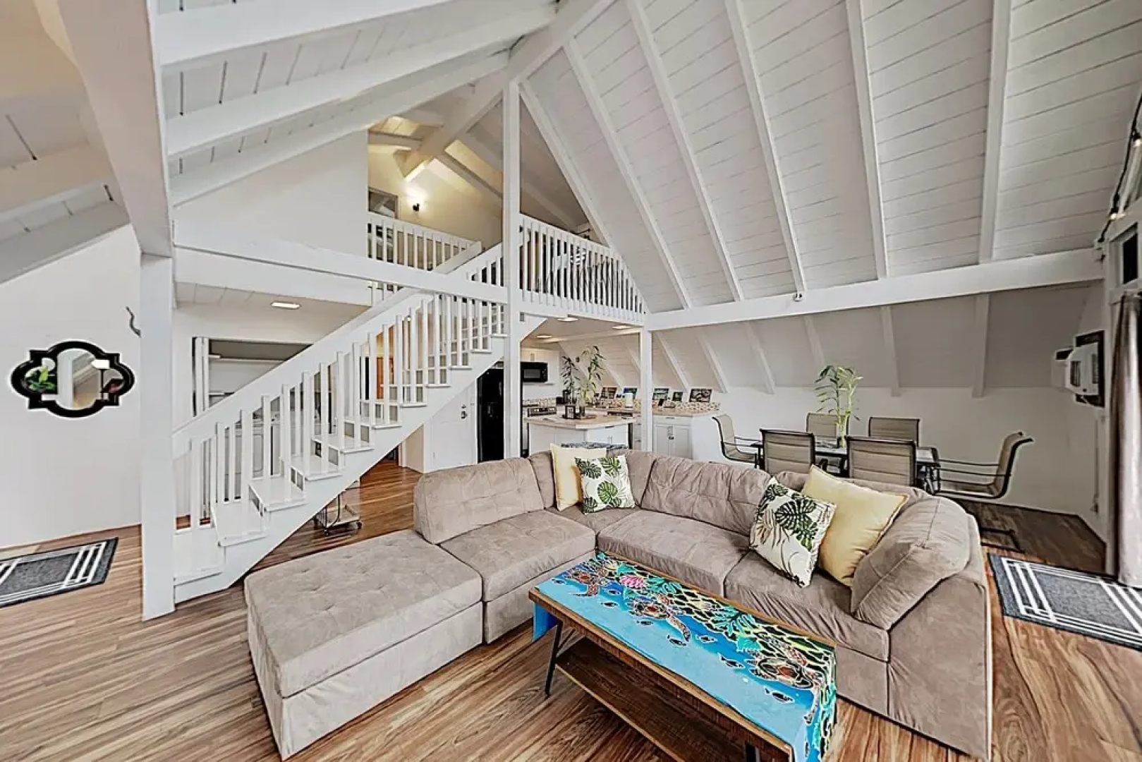 New Listing! Remodeled A-frame W/ Deck & Balcony 3 Bedroom Home