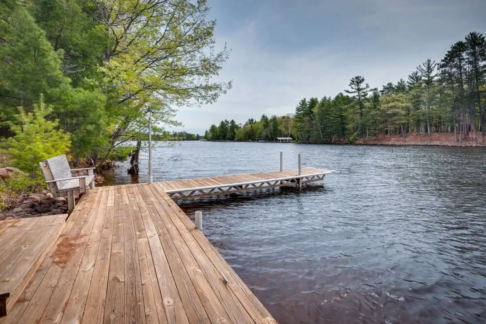 Lakefront Eagle River Vacation Rental w/ Boat Dock