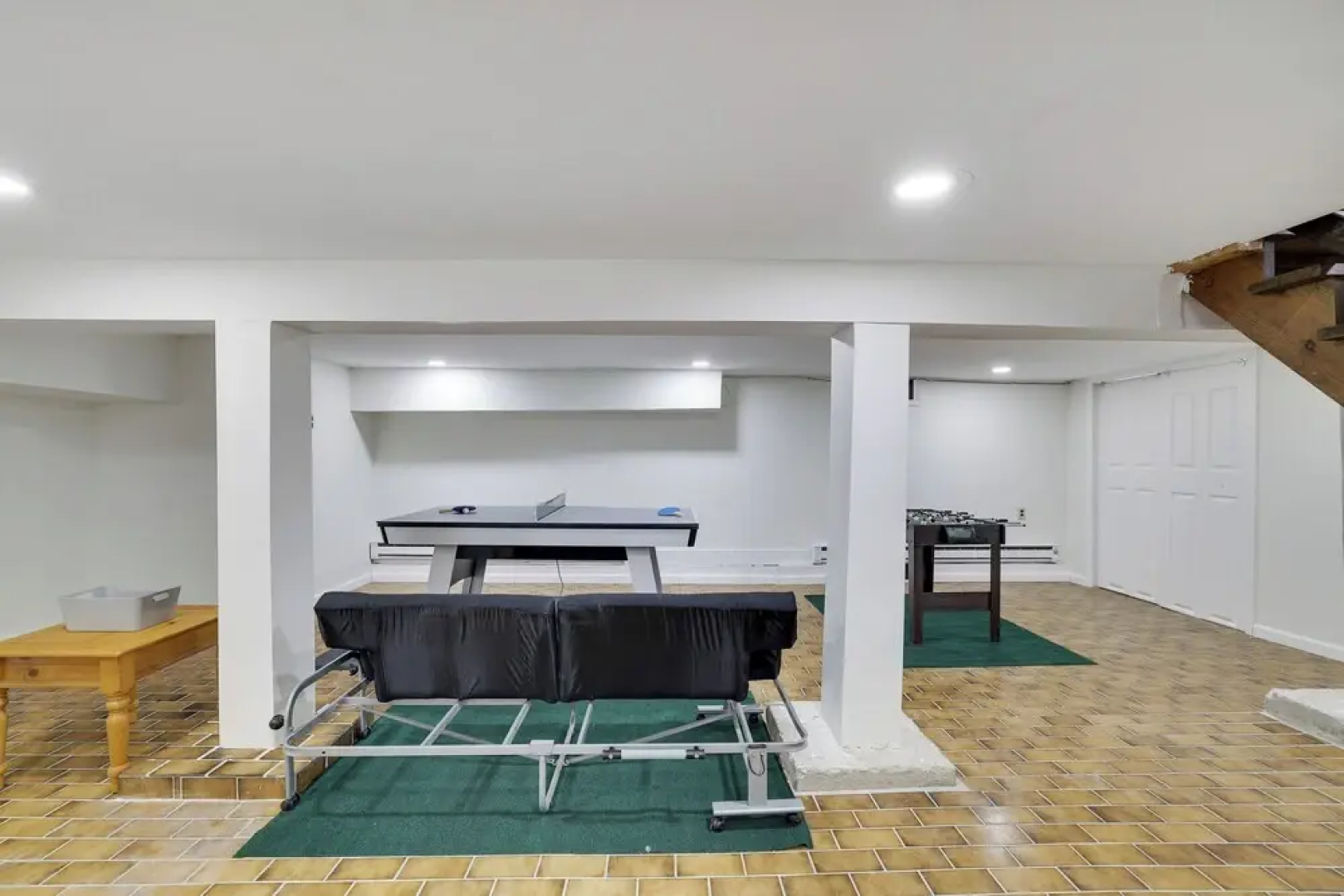 Game Room & Fire Pit: Tree-lined Pocono Lake Cabin