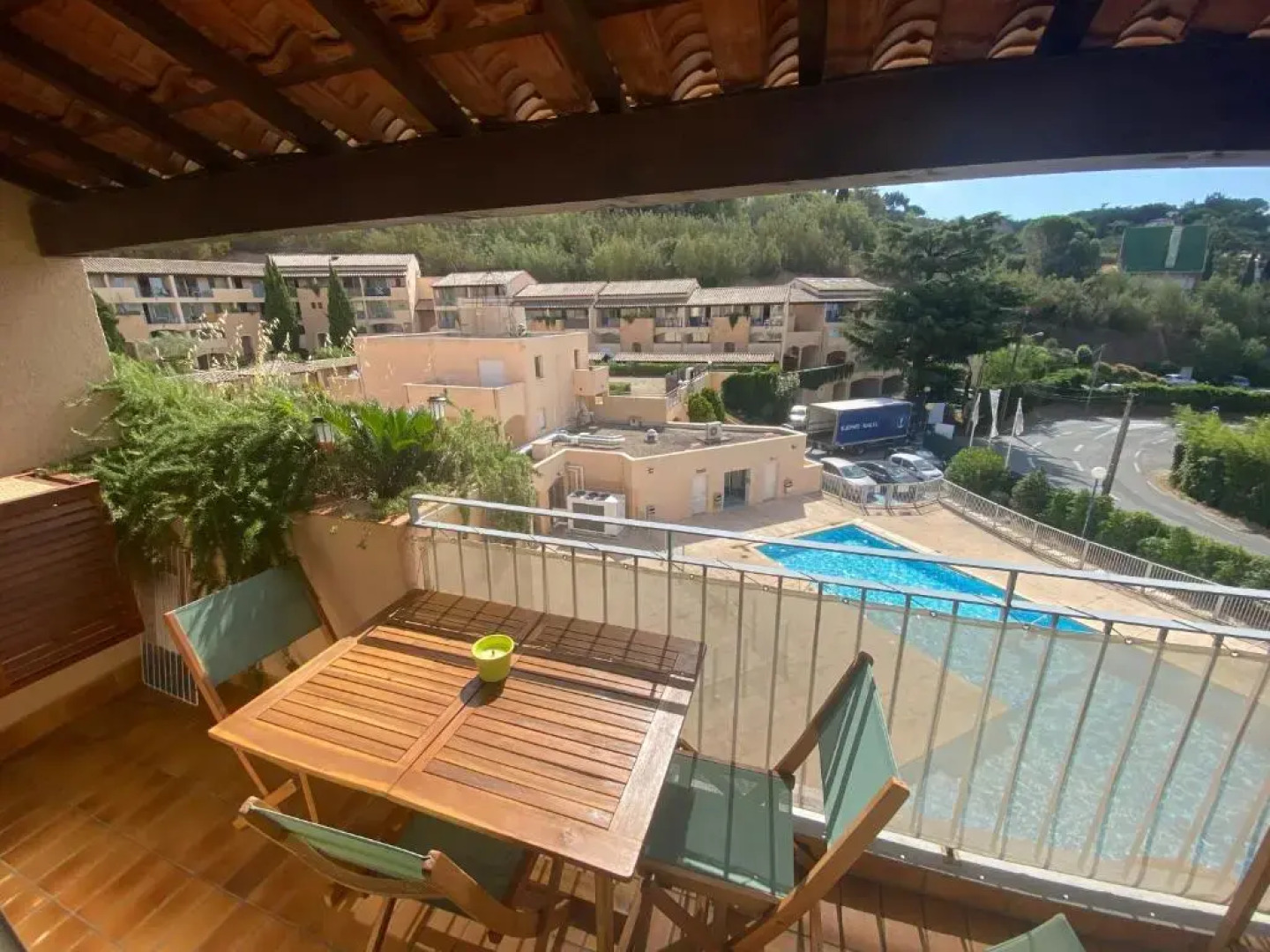 Golfe St Tropez Magique T2 duplex vue mer piscine, garage