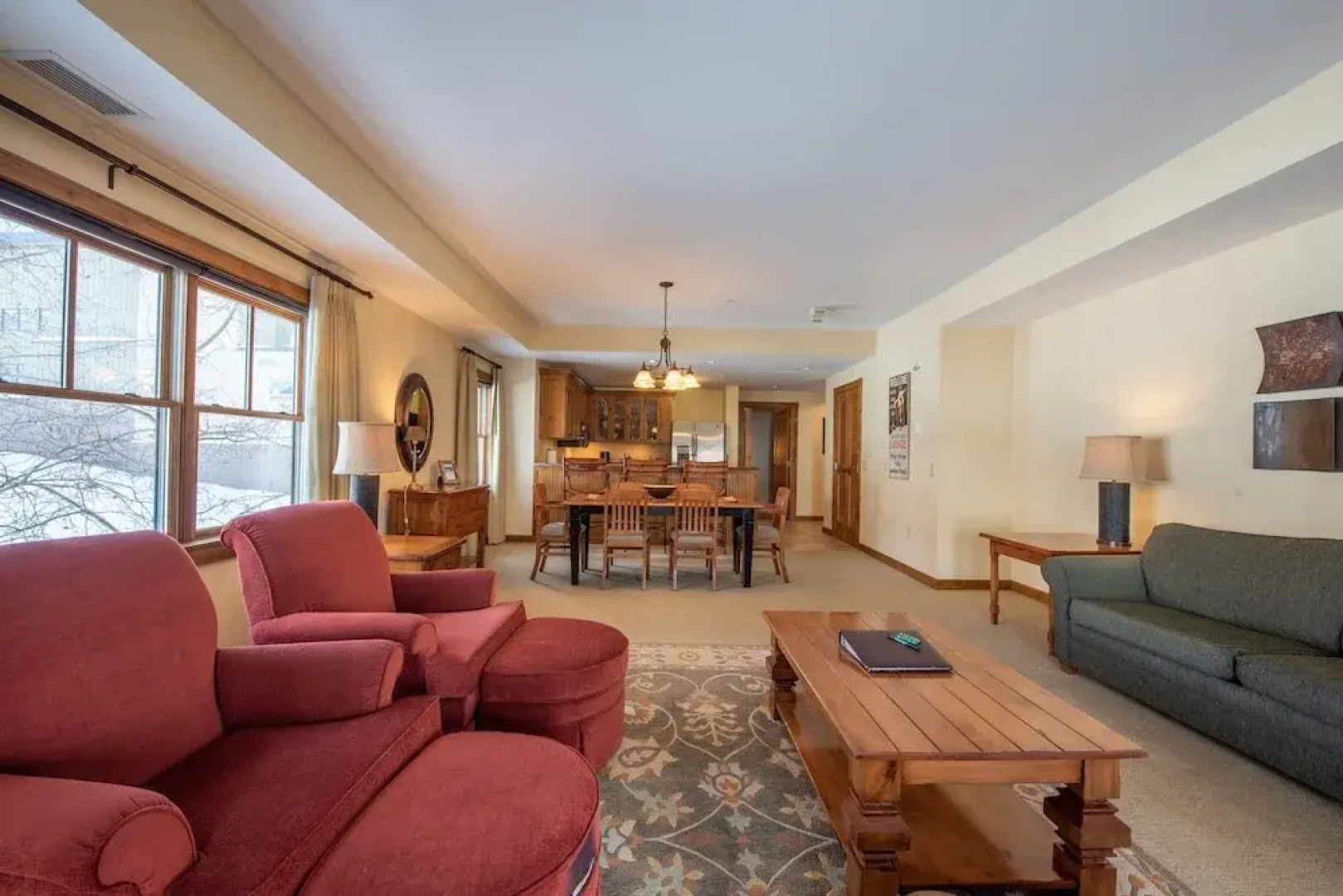 Wheelchair Accessible 2-Bedroom Slopeside Condo - No Cleaning Fee! by RedAwning