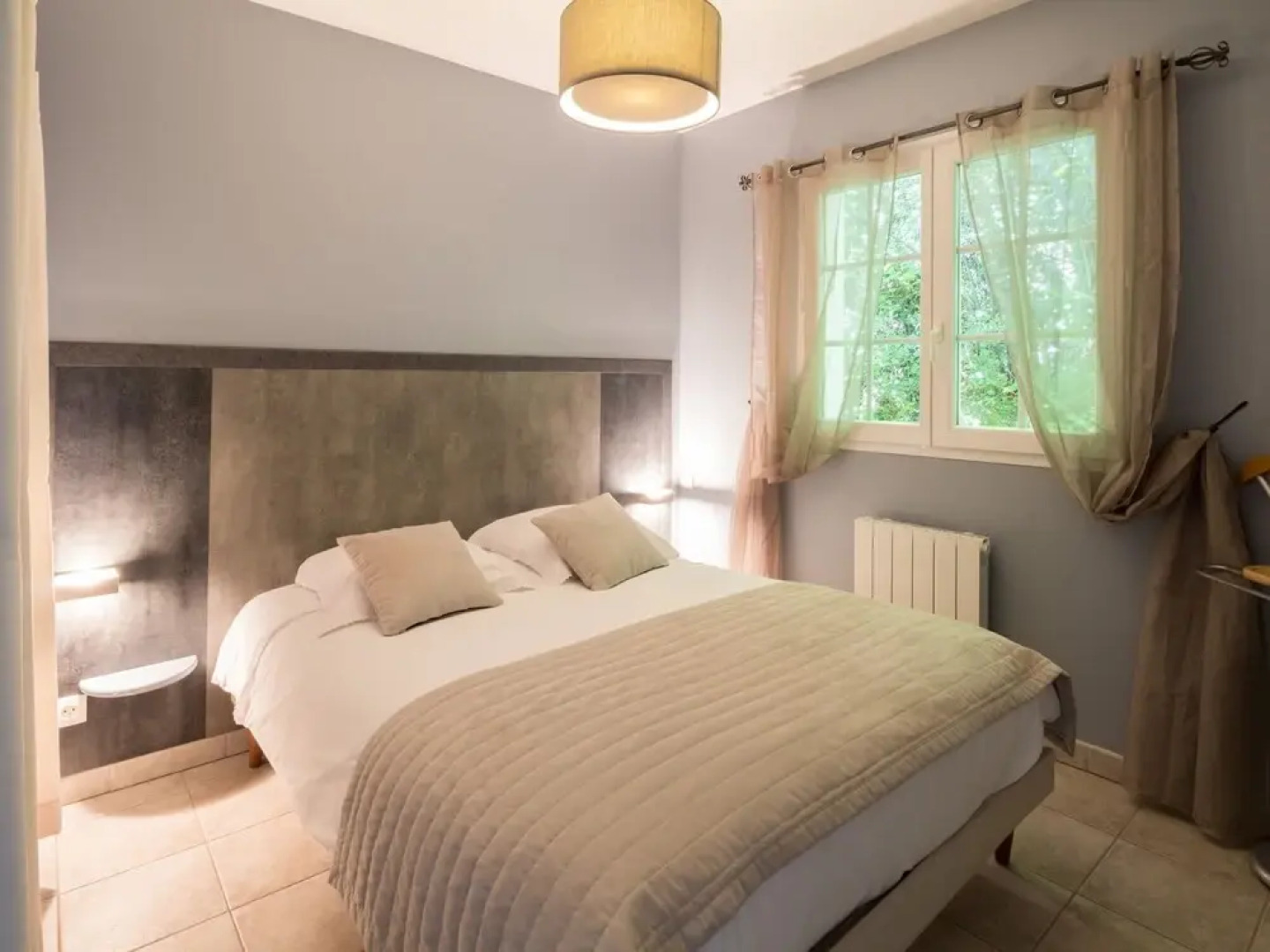 Colorful Holiday Home in Basque Style in a Green Environment