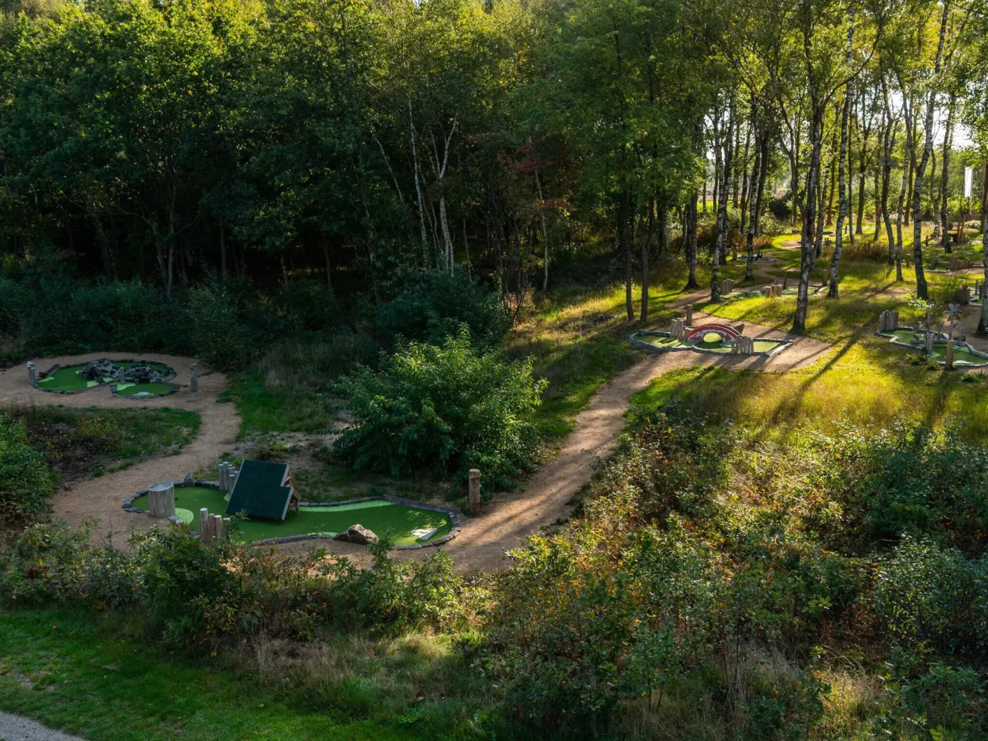 Wooden chalet with microwave, on a holiday park near three national parks